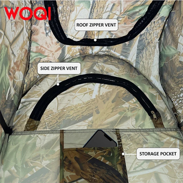 WOQI Wholesale Pop-up Outdoor Portable Privacy Tent Shower Changing Tent Shelter