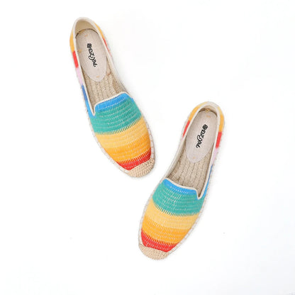 Zapatillas Mujer Sale Ballet Flats Canvas Slip-on Casual Round Toe Sapatos Tienda Soludos Espadrilles Shoes Platform Size