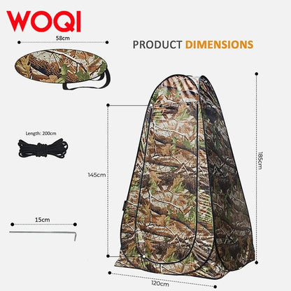WOQI Wholesale Pop-up Outdoor Portable Privacy Tent Shower Changing Tent Shelter