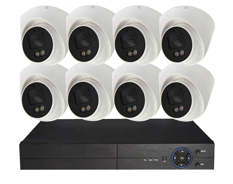 Home Security System Full Hd Wireless Camara Kit Dvr 8Ch Full Color Cctv AHD Analog Camera 1080P HD Kit Factory Price