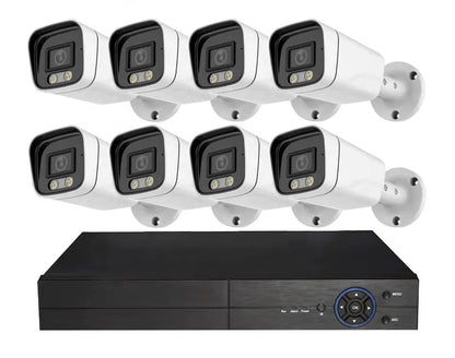 Home Security System Full Hd Wireless Camara Kit Dvr 8Ch Full Color Cctv AHD Analog Camera 1080P HD Kit Factory Price