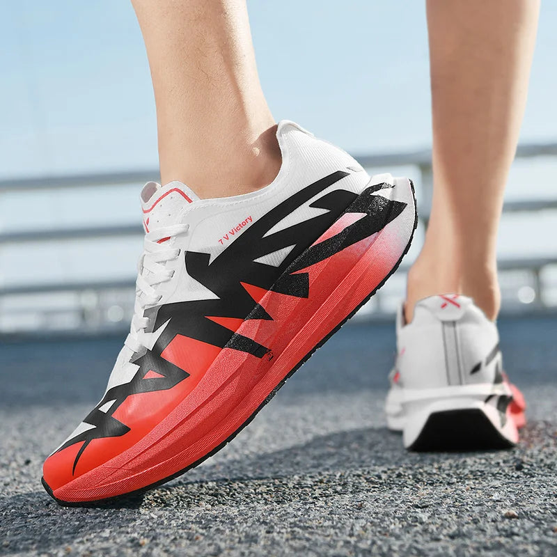 Unisex Sports Shoes Carbon Plate Walking Running Sneakers Shock-Absorbing Marathon Racing Athletics Training for Men Women Shoes